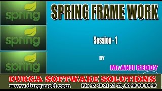 Java Frame work || Spring Session - 1