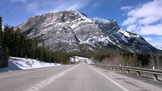 David Thompson Highway 11, Alberta Time Lapse Drive