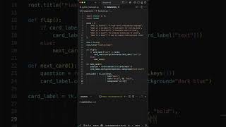 Flashcard App in 50 Lines - Python for Beginners