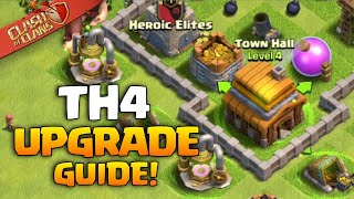 Town Hall 4 Upgrade Priority Guide! | TH4 Upgrade Priority List | Clash of Clans