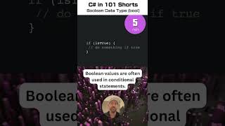 Boolean Data Type (bool) - C# for .NET in 101 Shorts - 5 /101