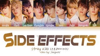 STRAY KIDS - Side Effects (부작용) (Color Coded Lyrics Eng/Rom/Han/가사)