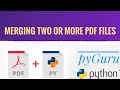 pyPDF 5 | Merging two or more pdf files | pyGuru