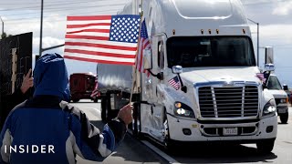 Inside the Trucker Convoy Heading to Washington, DC