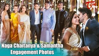 Naga Chaitanya and Samantha Engagement Photos