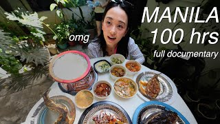 EXTREME FILIPINO STREET FOOD in MANILA for 100 HRS (full docu)