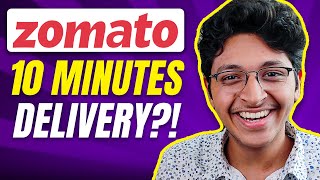 HOW Zomato 10 Minute Food Delivery Will Work? | Ishan Sharma #shorts