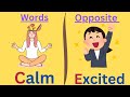 Words Opposite| Learn English| Words Opposite for Beginners