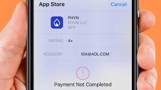 How to Fix Payment Not Completed App Store | iOS 17 | 2023