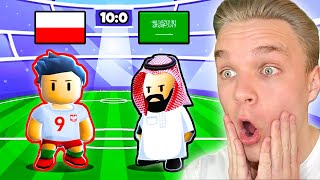 POLSKA 🇵🇱 vs ARABIA SAUDYJSKA 🇸🇦 WALCZY o *MISTRZOSTWO ŚWIATA* ⚽🏆 w Stumble Guys!