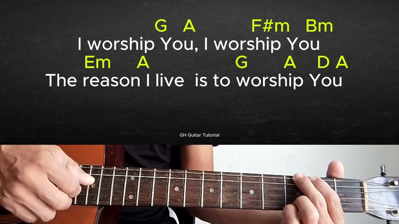 When I Look Into Your Holiness Guitar Tutorial With Chords And Lyrics