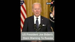 Joe Biden Threatens Putin | Russia Ukraine News | Biden Warns Russia | CNN News18