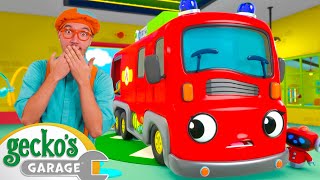 Blippi And Gecko VEHICLE Song | Gecko's Garage Songs｜Kids Songs｜Trucks for Kids