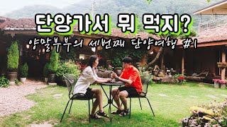 단양여행 먹거리편 2019ver (장터마늘순대,성골촌,별곡분식,달라스햄버거,마마코코,구경시장) / 양말부부 danyang trip