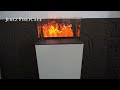 vertical 3d water vapor fireplace