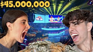 WE COMPETED FOR $45,000,000!!