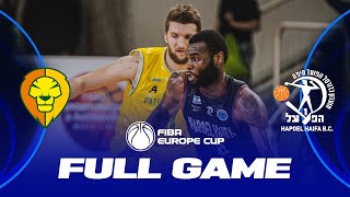 Patrioti Levice v Hapoel B-Cure Laser Haifa | Full Basketball Game | FIBA Europe Cup 2022-23