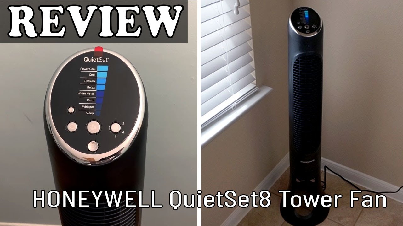 Honeywell HYF290B QuietSet 8 Oscillating Tower Fan - Review 2022 - YouTube