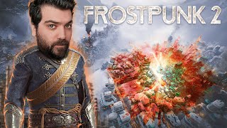 بالاخره انتظارات به پایان رسید چالشی ترین بازی استراتژیک دنبا 😍😍frostpunk 2