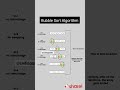 bubble sort algorithm #bubblesort #java #coding #learncoding #pinkvenom #python #programming