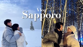 극성수기 삿포로 여행vlog | 비에이❄️ 종일투어 현실후기 | 교통비 아끼는 뚜벅이 여행 | 📍인생맛집 발견(ft.스프카레,스시)