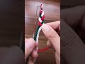 diy 2023 christmas friendship bracelet beginner friendly macrame tutorial