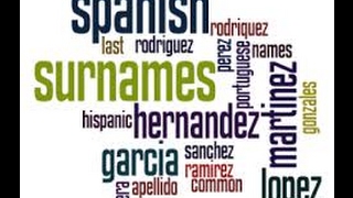 Hispanic Slave Last Names..