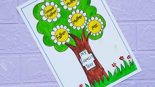 Family Tree School Project|How to make Family Tree|Family Tree Model|Family Tree making|Family Tree