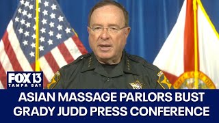 Grady Judd press conference on massage parlor sting