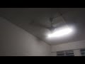 ( 2024 Video ) Panasonic Industrial Ceiling Fan Speed Room