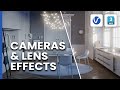 Working with camera settings and lens effects in V-Ray for 3ds Max