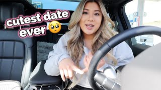 CUTEST DATE EVER - lingerie try on + vday festivities hehe