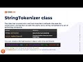 StringTokenizer in Java | CodeGym University Course