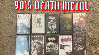 90’S DEATH METAL DEMO TAPE COLLECTION UPDATE