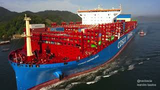 COSCO SHIPPING BRAZIL      #containershipping #shipspotting #navio #brasil #cosco #shoppe