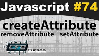 Curso de Javascript #74 - CreateAttribute / Configurando atributos tags html pelo javascript