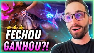 RYZE 3 ESTRELAS! FECHOU GANHOU ! HIGHROLL INSANO DE 7 MAGOS! | Teamfight Tactics Patch 12.12B