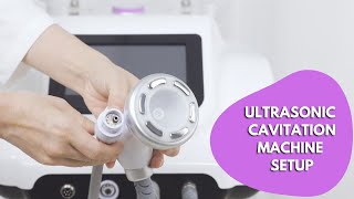 How To Install The Cavitation Machine- sshape Tutorial | myChway MS-45T2