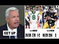 GET UP | Russell Wilson COOKED Aaron Rodgers! - Rex Ryan DESTROY Jets after 37-15 loss to Steelers