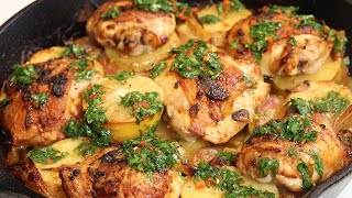 One Pot Roasted Chicken and Potatoes | Chef Capon