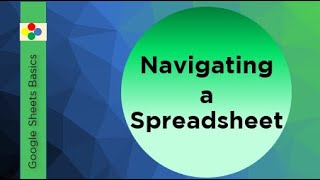 Google Sheets Basics - Navigate a Sheets Spreadsheet | Technology Education