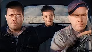 Who'll be his next victim... YOU? The Hitch-Hiker (1953) William Talman, Edmond O'Brien | Colorized