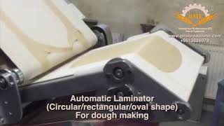 ماكينة تشكيل خبز المرقوق الصاج Automatic Dough Flattener machine lavash turkish Markouk Saj bread