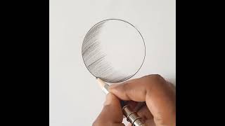 Shading drawing | How to shade a circle to make it 3d#art #artist #drawing #shorts
