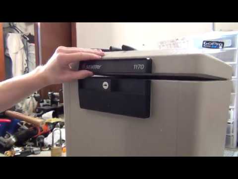 (201) How to Open a Sentry 1170 with a Paper Clip (201) How to Open a Sentry 1170 with a Paper Clip