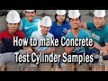 Tutorial on how to make Concrete Test Cylinder Samples || Team Kuyaw