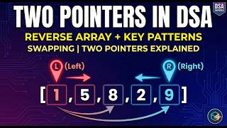 Two Pointers Approach Explained: Reverse an Array (In-Place) | DSA