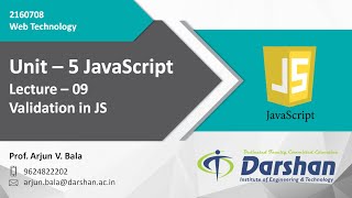 Unit 5: Validation using JavaScript