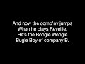 Boogie Woogie Bugle Boy   Lyrics