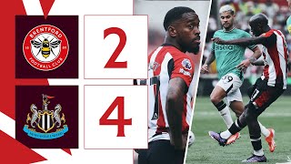 Wissa and Janelt score in defeat | Brentford 2 Newcastle United 4 | Premier League Highlights